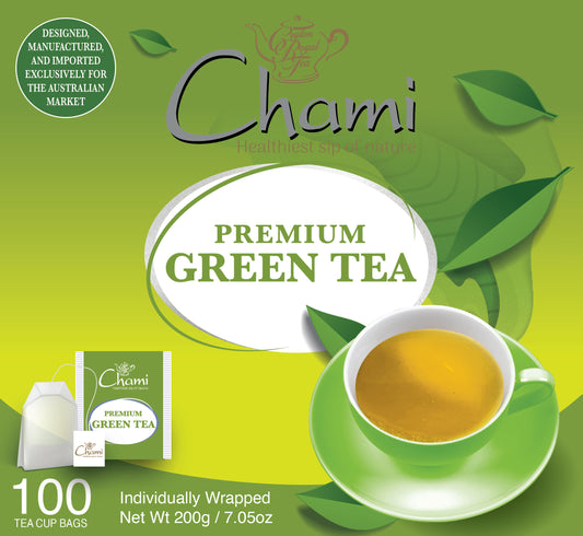 Chami - Tea Bags Paper Envelope Green Tea 100pk