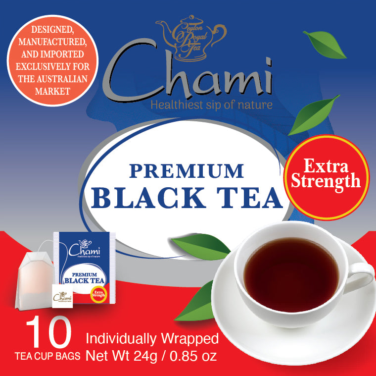 Chami - Tea Bags Paper Envelope Extra Strength Black Tea 10pk