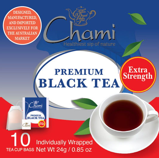 Chami - Tea Bags Paper Envelope Extra Strength Black Tea 10pk