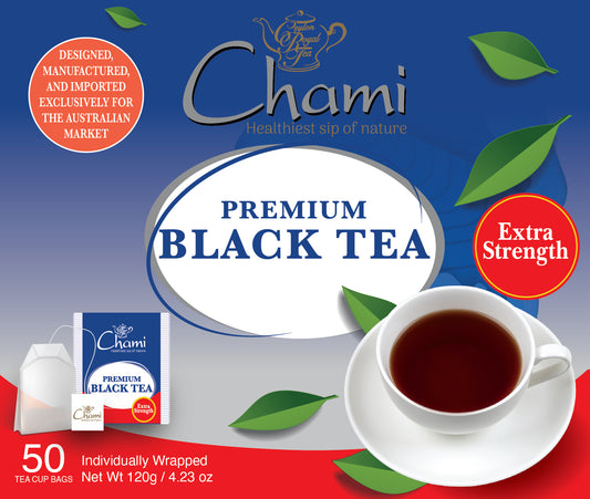Chami - Tea Bags Paper Envelope Extra Strength Black Tea 50pk