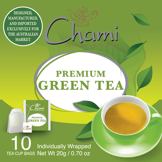 Chami - Tea Bags Paper Envelope  Green Tea 10pk