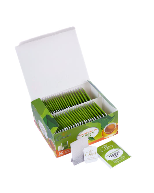 Chami - Tea Bags Paper Envelope  Decaffeinated Green Tea Tea 50pk