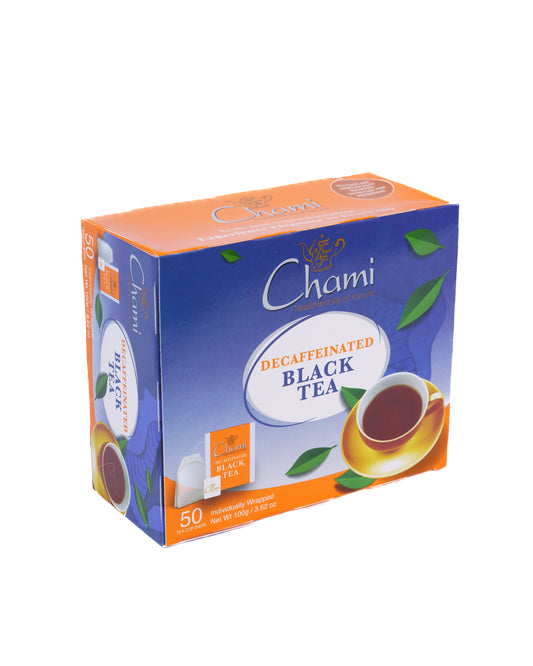Chami - Tea Bags Paper Envelope  Decaffeinated BLACK Tea Tea 50pk