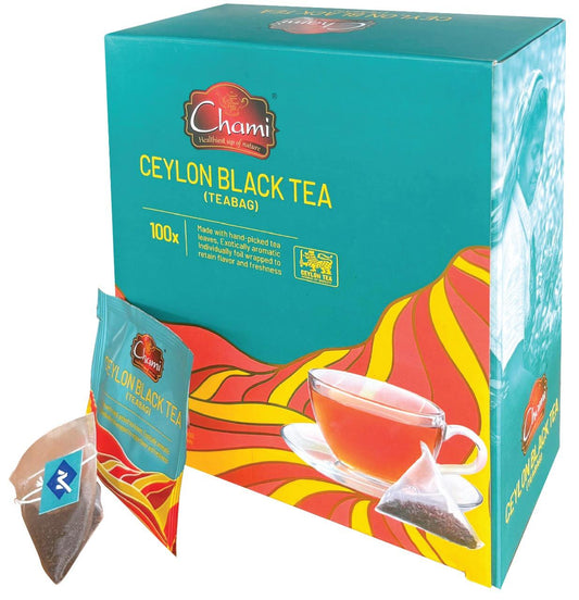 Chami - Tea Bags Foil Pyramid Premium Ceylon Black Tea 100pk