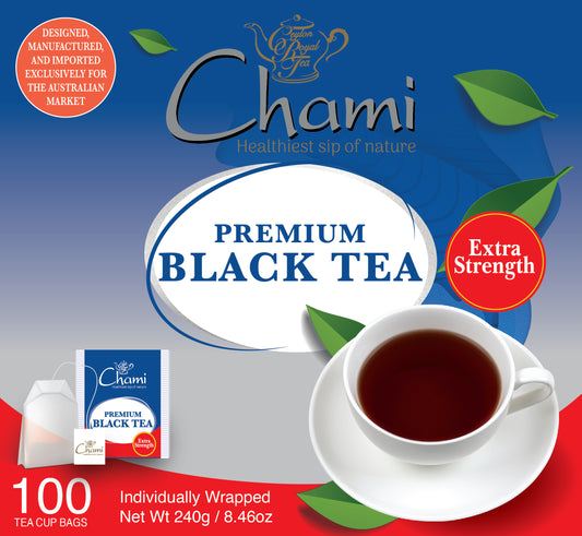 Chami - Tea Bags Paper Envelope Extra Strength Black Tea 100pk